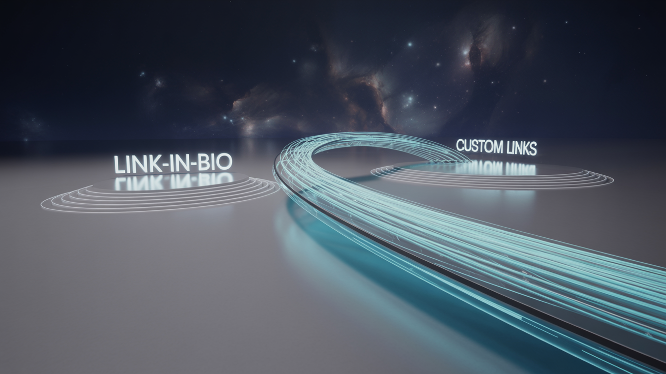 Link-in-bio tools vs custom branded links comparison for personal brands